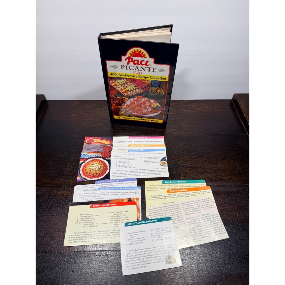 Vintage‎ 1987 Pace Picante Sauce 40th Anniversary Recipe Collection Tex-Mex Book